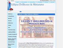 Tablet Screenshot of lilliputdollhouses.com